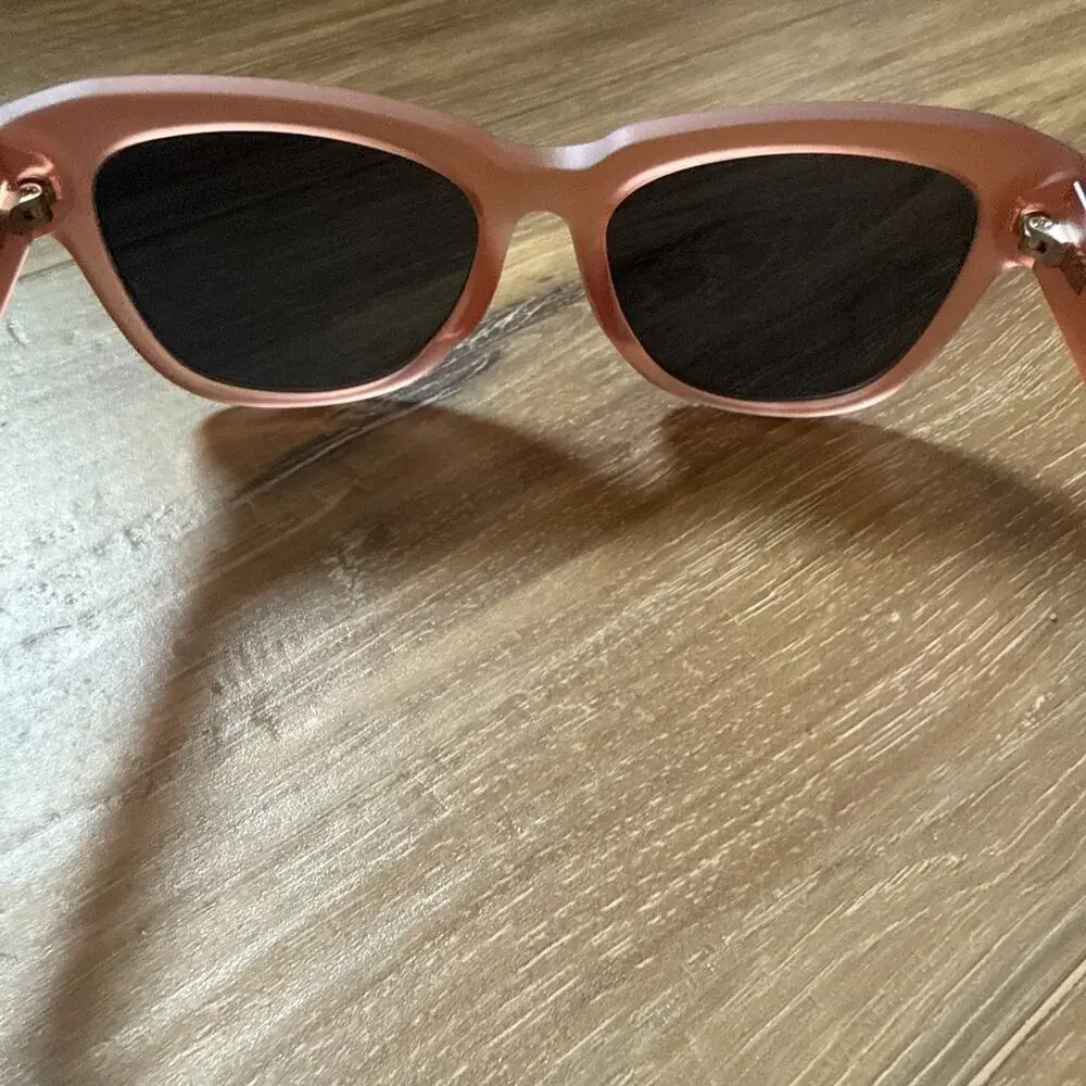 Zenni Sunglasses Plastic Pink Polarized 123919 52 16 148